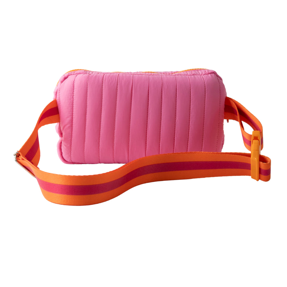 Vivid Collection Quilted Bum Bag - PINK